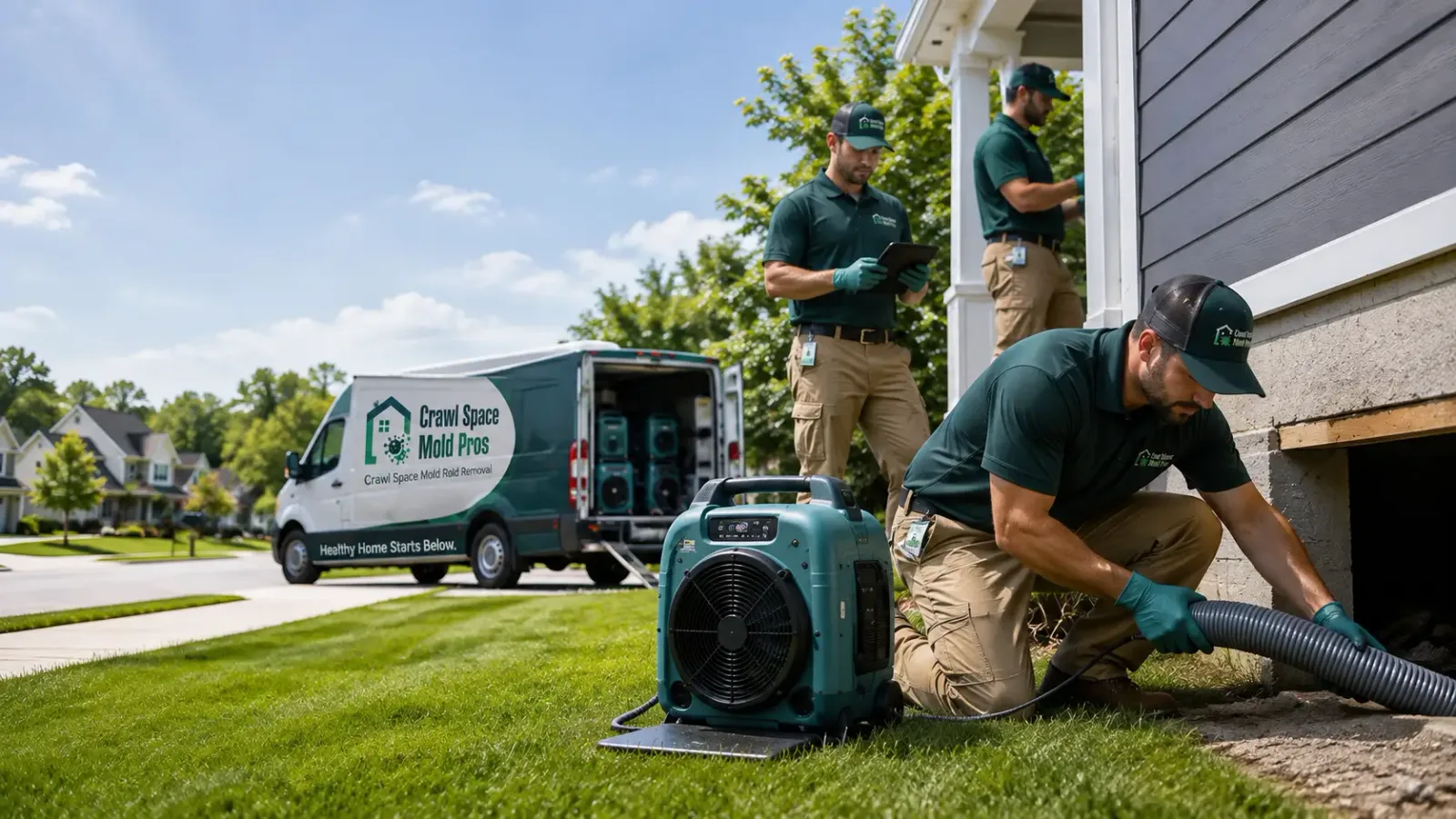 Crawl Space Mold Removal in Burke, SD